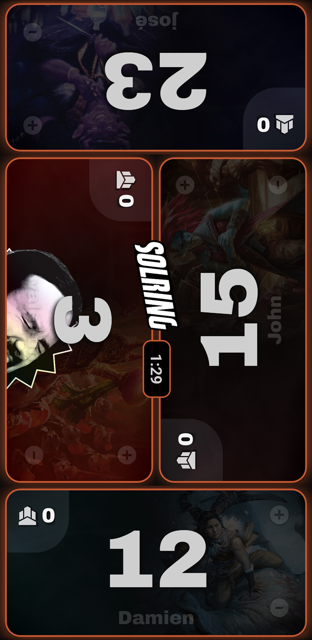Creator theme on the life counter